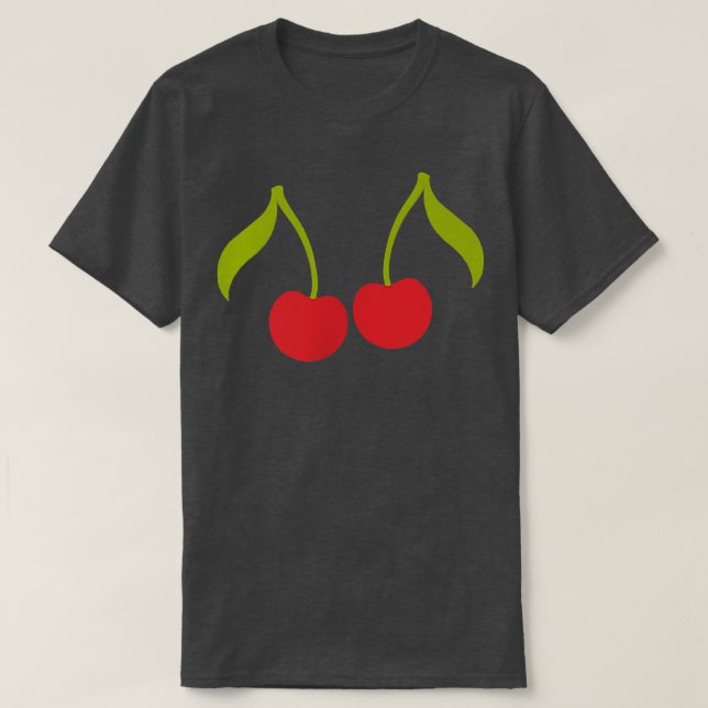 Camiseta Frutos de cerezo mar vacaciones de verano veranieg (Diseño del anverso)