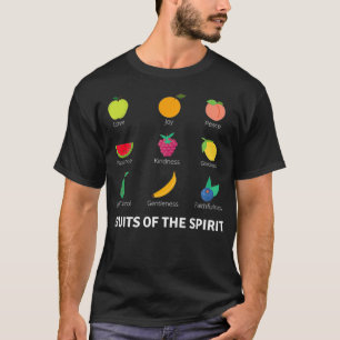 Camiseta Frutos De La Fe De La Biblia De Espíritu Cristiano
