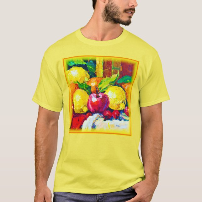 Camiseta Frutos Tropicales Piando. ¡Hazte con una en Zazzle (Anverso)