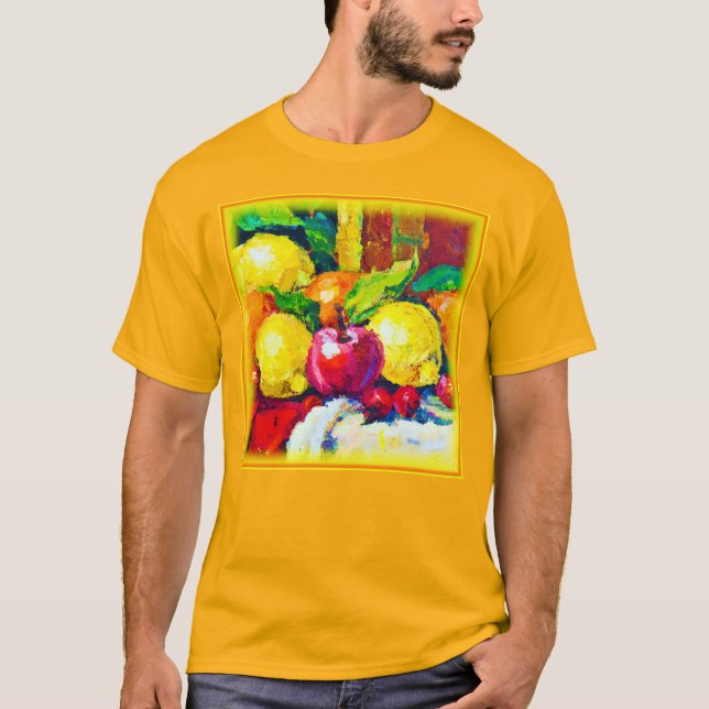 Camiseta Frutos Tropicales Piando. ¡Hazte con una en Zazzle (Anverso)