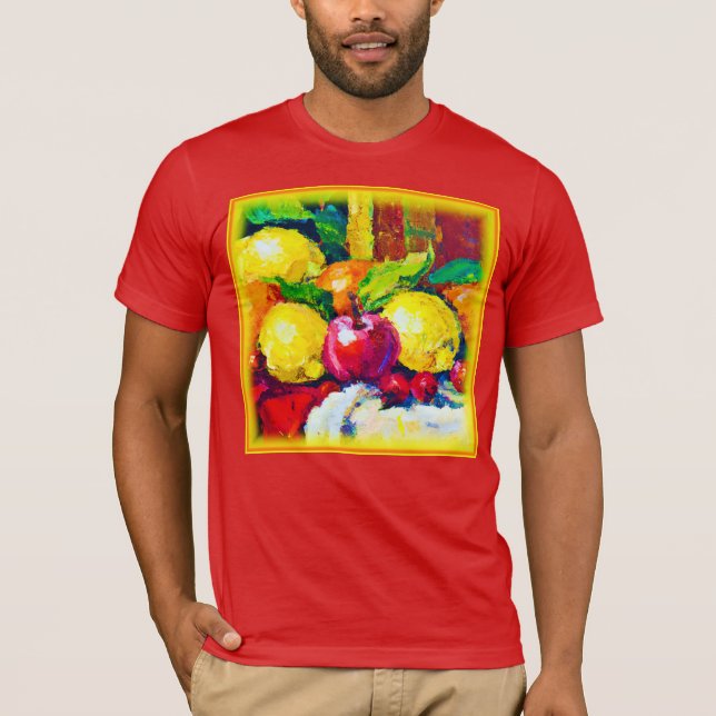 Camiseta Frutos Tropicales Piando. ¡Hazte con una en Zazzle (Anverso)