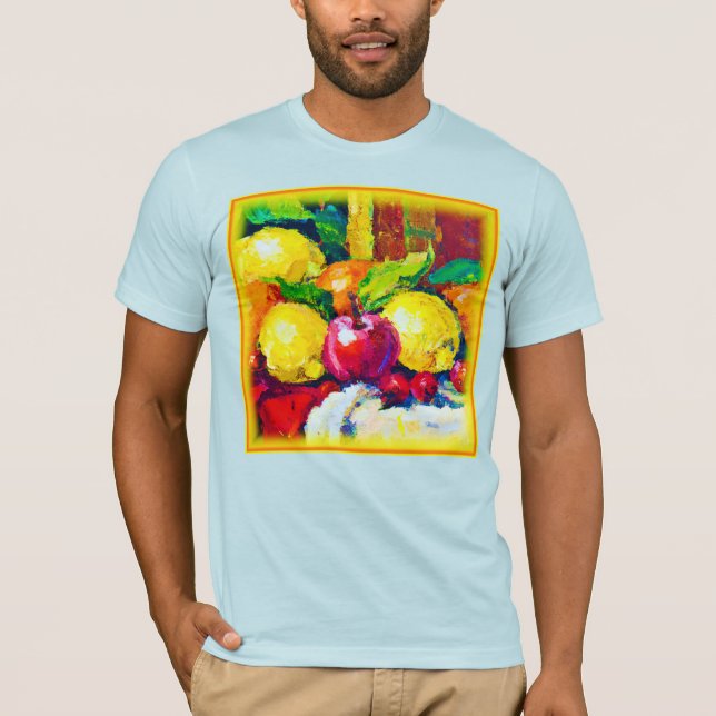 Camiseta Frutos Tropicales Piando. ¡Hazte con una en Zazzle (Anverso)