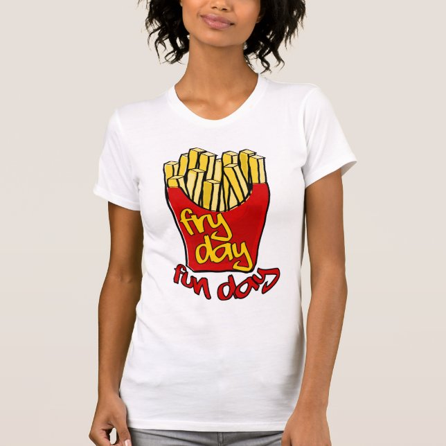 Camiseta fryday, día de la fritada (Anverso)