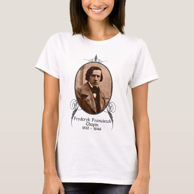 Camiseta Fryderyk Chopin (Anverso)