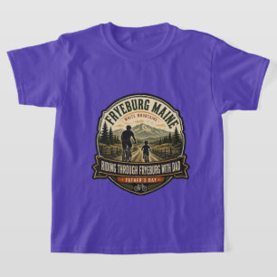 Camiseta Fryeburg Maine Día del Padre en Bicicleta Fryeburg