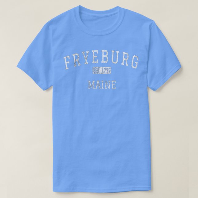 Camiseta Fryeburg Maine ME Vintage (Diseño del anverso)