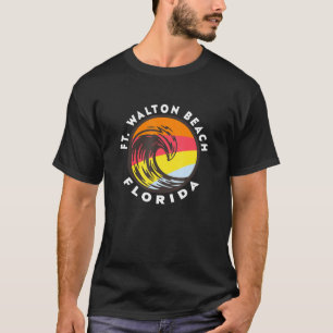 Camiseta Ft Walton Beach Florida Vacation Souvenir Ocean Wa