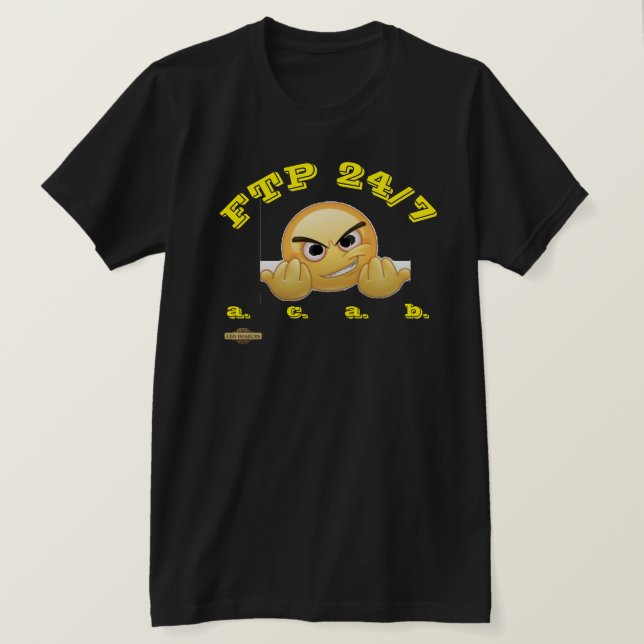 camiseta "FTP 24/7" (Anverso del diseño)