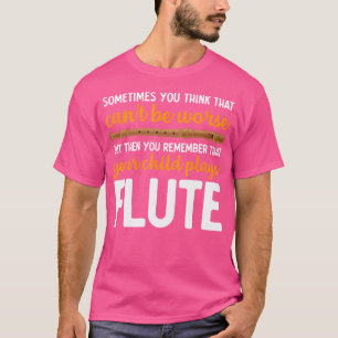 Camiseta Fu, músico de banda de música de la orquesta flaut