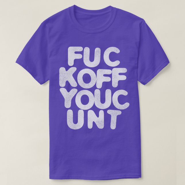 CAMISETA FUC KOFF (Diseño del anverso)