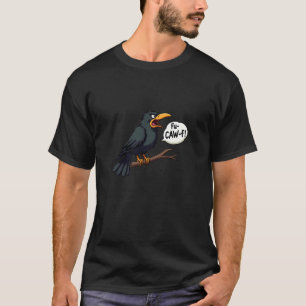 Camiseta fuCAWf Fu-Caw-f, Cuervo Enfadado Divertido Regañan