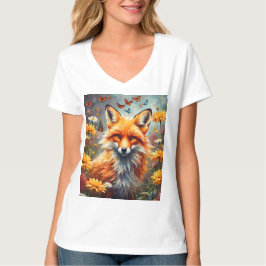 Camiseta Fuchs auf der Wiese