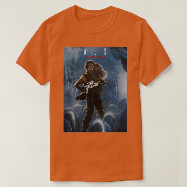 Camiseta FuckALS ALIEN (Diseño del anverso)