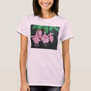 Camiseta Fucsia floreciente
