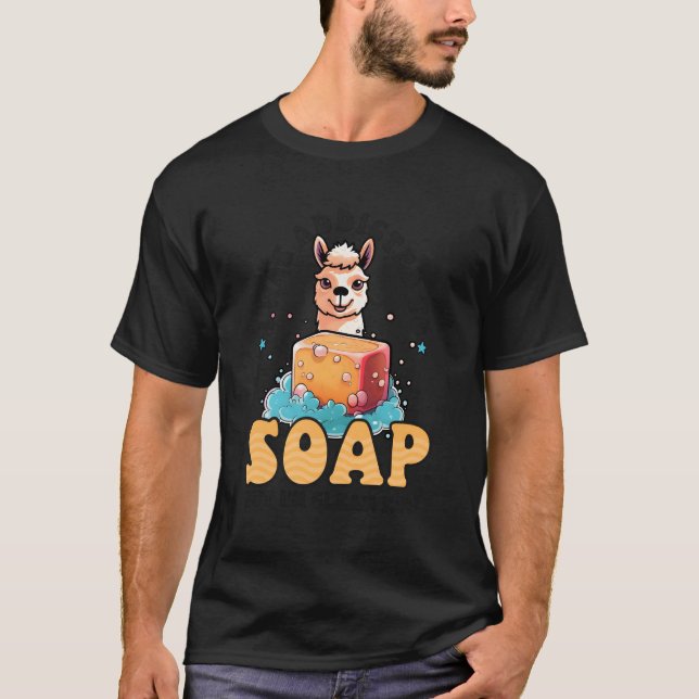 Camiseta Fue Adicto A La Limpieza De Jabones Ahora (Anverso)