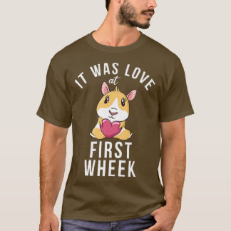 Camiseta Fue amor al principio por Wheek Cute Guinea Pig