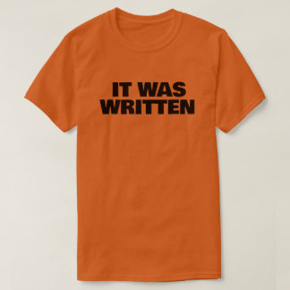 Camiseta Fue escrito