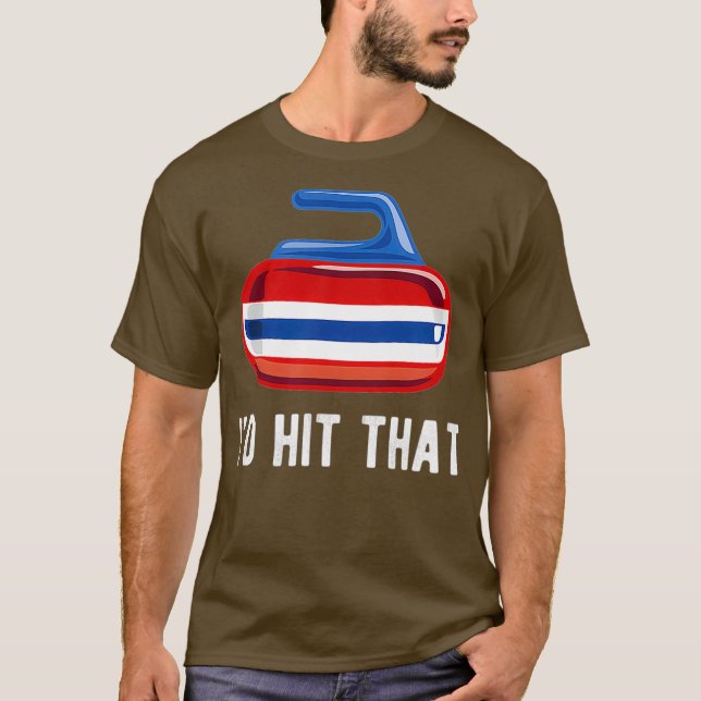 Camiseta Fue Gracioso Que El Equipo De Curling De Roca Barr (Anverso)