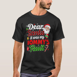Camiseta Fue la culpa de mi mami de los graciosos Navidades