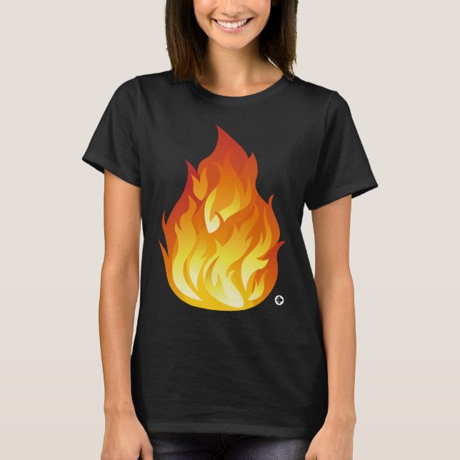 Camiseta Fuego. (Anverso)