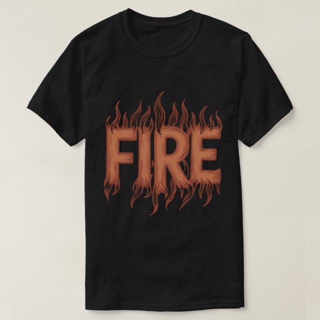 Camiseta Fuego (Diseño del anverso)