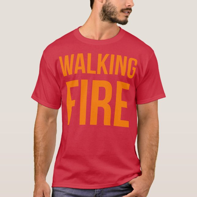 Camiseta Fuego caminante (Anverso)