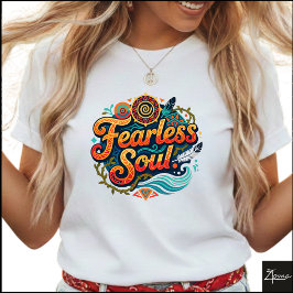 Camiseta Fuego de Agua de Alma Intrépida Geométrica Tribal