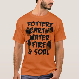 Camiseta Fuego de agua de la Tierra de la POTTERÍA 12
