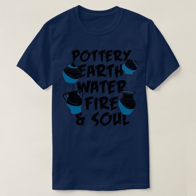 Camiseta Fuego de agua de la Tierra de la POTTERÍA 13 (Diseño del anverso)