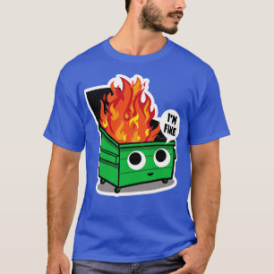 Camiseta Fuego de basurero de corte