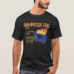 Camiseta Fuego de basurero para el ventilador del basurero