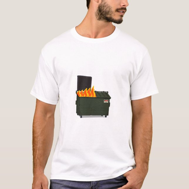 Camiseta Fuego de basureros (Anverso)