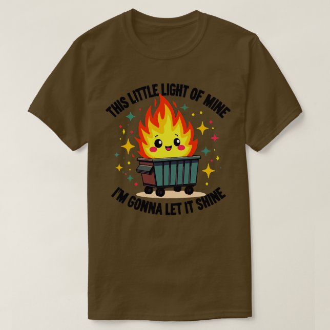 Camiseta Fuego de basureros (Diseño del anverso)