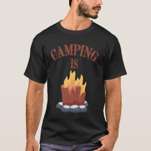 Camiseta Fuego de campamento en el campamento boy