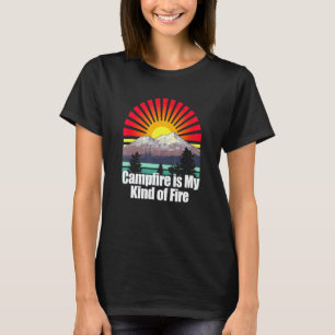 Camiseta Fuego De Campamento Es Mi Tipo De Fuego Campista S