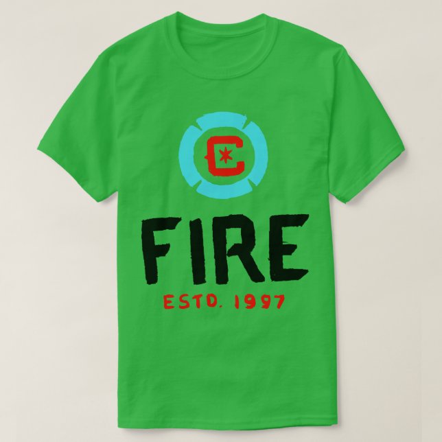Camiseta Fuego de Chicago (Diseño del anverso)