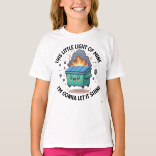 Camiseta Fuego de Contenedor Emocional , Esta Luz Pequeña M