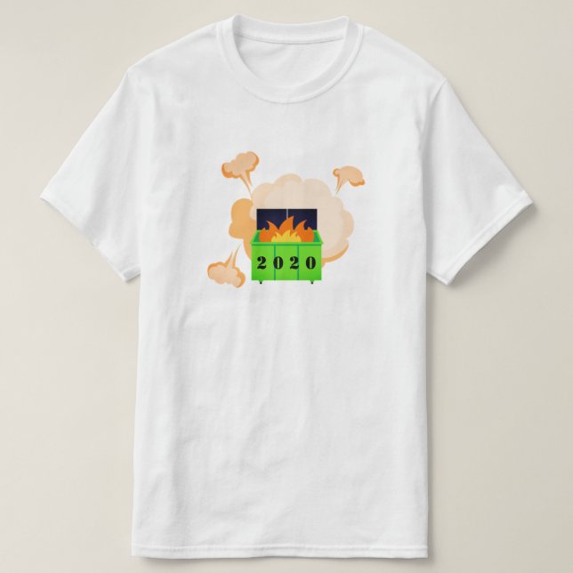 Camiseta Fuego de contenedores de personalizable 2020 (Diseño del anverso)