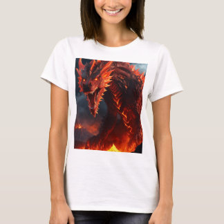 Camiseta "Fuego de dragón: diseño de té feroz"