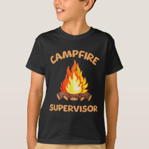 Camiseta Fuego de hogueras al aire libre del supervisor de