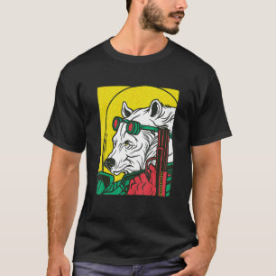 Camiseta Fuego de oso de mafia enojado