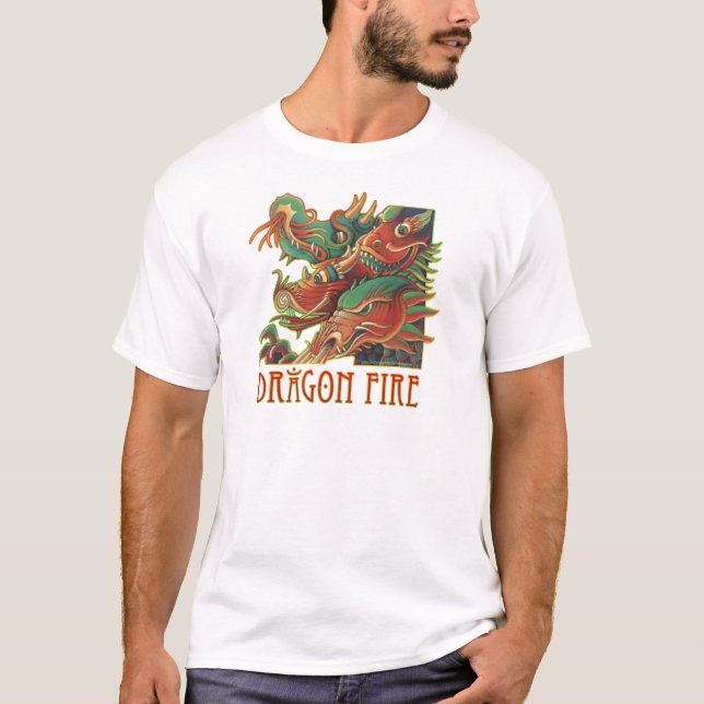 Camiseta Fuego del dragón (Anverso)