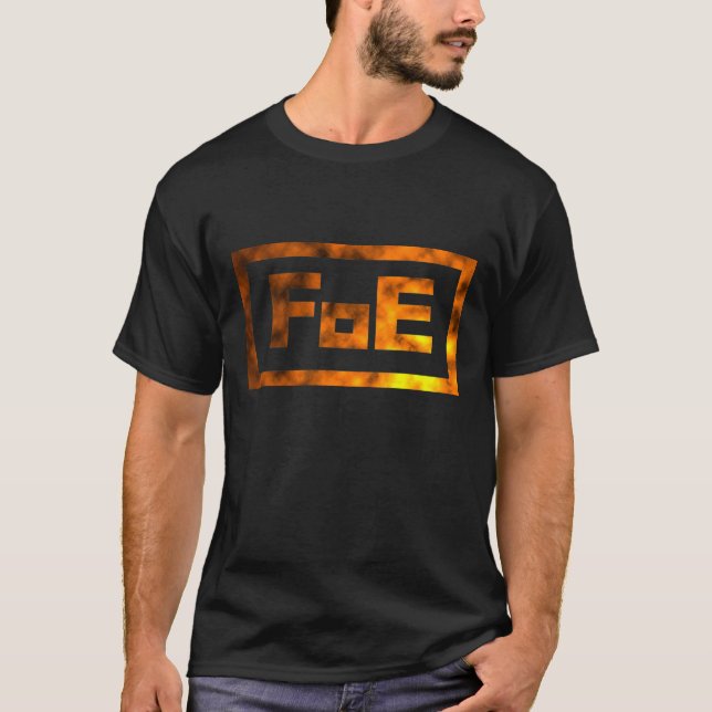 Camiseta Fuego del enemigo (Anverso)