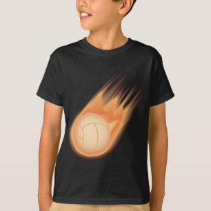 Camiseta fuego del voleibol