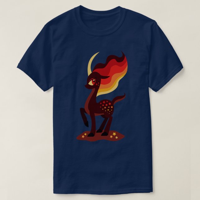 Camiseta Fuego en el bosque (Diseño del anverso)