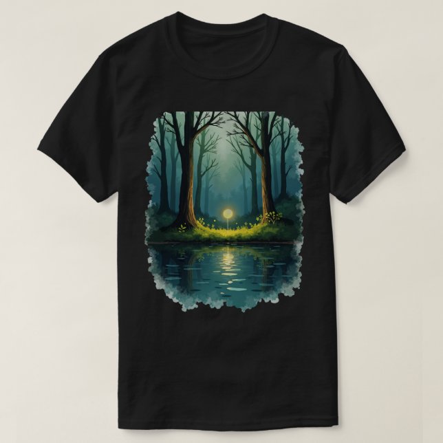 Camiseta Fuego fatuo (Diseño del anverso)