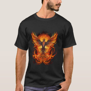 Camiseta Fuego Fénix Rejuvenecimiento Rejuvenecimiento de a