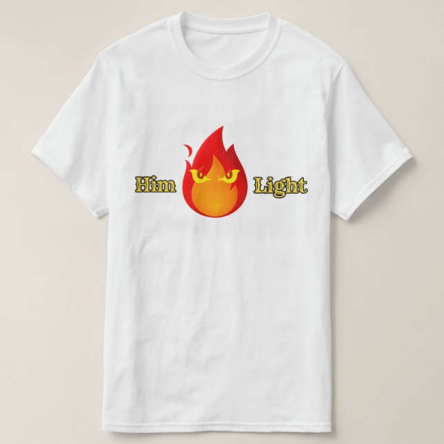 Camiseta Fuego HimLight (Diseño del anverso)