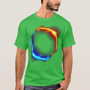 Camiseta Fuego Ice Ring Duele Dragones Fantasía Mys Infinit
