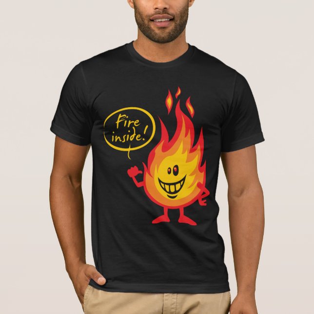Camiseta Fuego inside (Anverso)